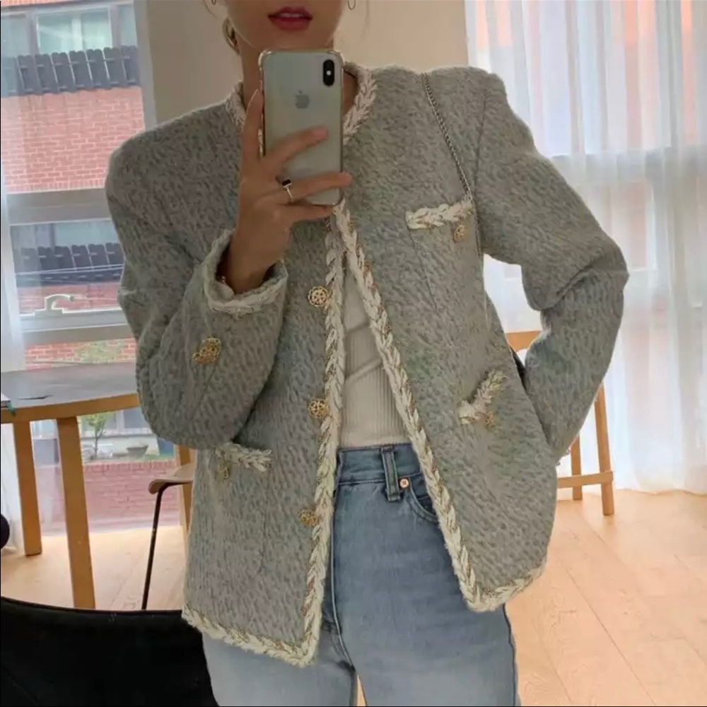 Chanel Like Tweed Jacket NWT M/L